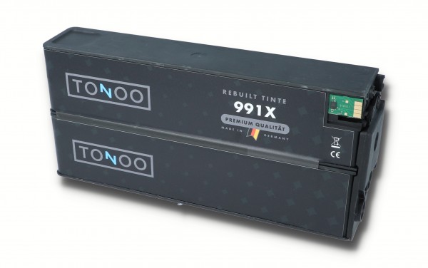 Tonoo® Tinte ersetzt HP M0K02AE | 991X Schwarz XL