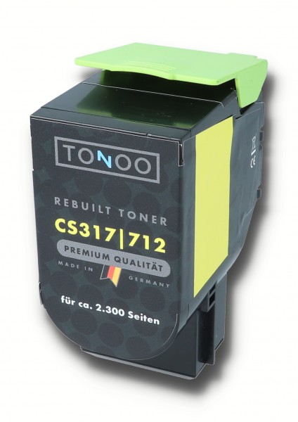 Tonoo® Toner für Lexmark CS317dn | Gelb