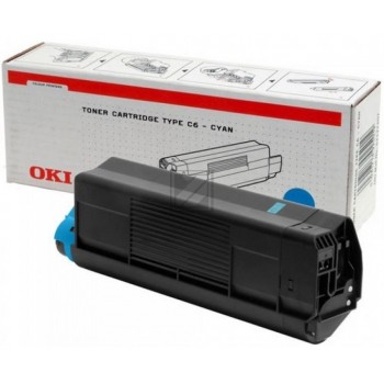 Original OKI 42127407 Toner Cyan