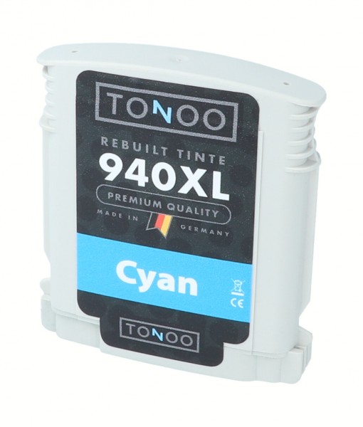 Tonoo® Tinte ersetzt HP C4907AE | 940XL Cyan XL