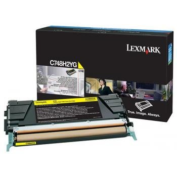 Original Lexmark C748H2YG Toner Gelb