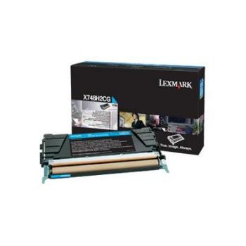 Original Lexmark X748H3CG Toner Cyan