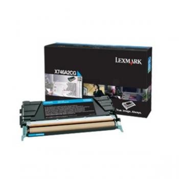 Original Lexmark X746A2CG Toner Cyan