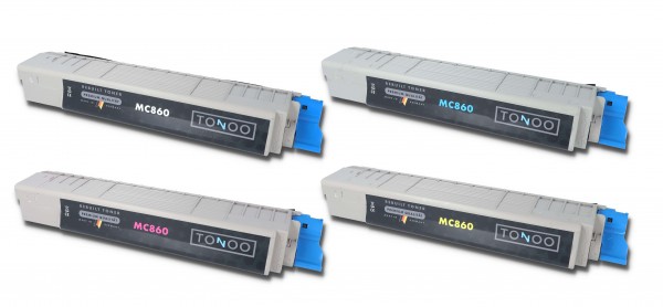 Tonoo® Toner ersetzt OKI MC860 | Spar Set