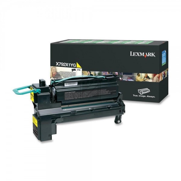 Original Lexmark | X792X1YG Toner Gelb xl