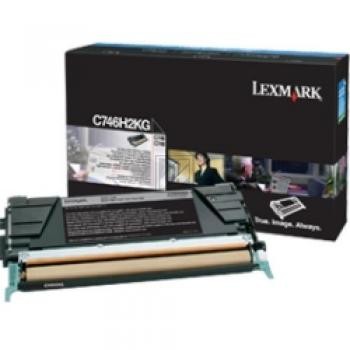 Original Lexmark C746H2KG Toner Schwarz