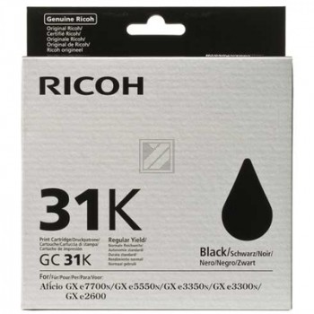 Original Ricoh Type GC31K | 405688 Tinte Schwarz