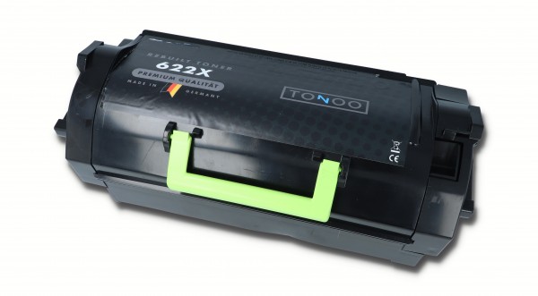 Tonoo® Toner ersetzt Lexmark 622X | 62D2X00 Schwarz XXL