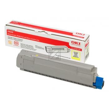 Original OKI 43487709 Toner Gelb