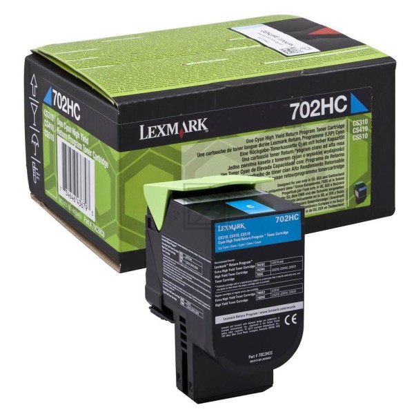 Original Lexmark 700X2 | 70C0X20 Toner Cyan XXL