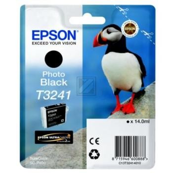 EPSON T3241 Foto schwarz Tintenpatrone