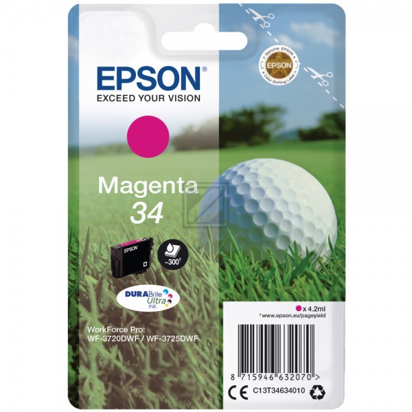 EPSON 34 / T3463 magenta Tintenpatrone