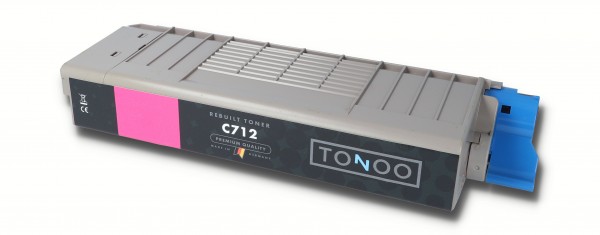 Tonoo® Toner ersetzt OKI C712 | C712dn | C712n | 46507614 Magenta