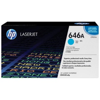 Original HP CF031A / 646A Toner Cyan