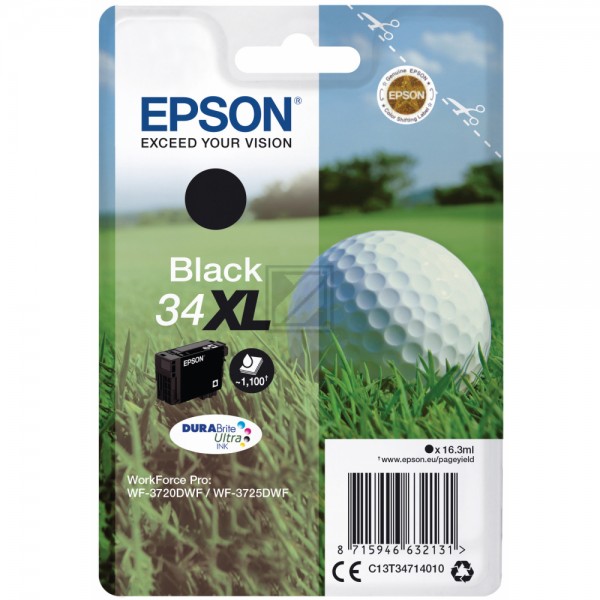 EPSON 34XL / T3471XL schwarz Tintenpatrone
