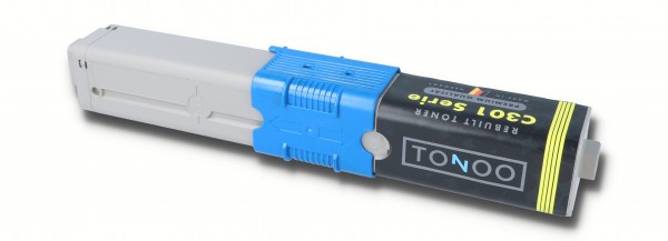 Tonoo® Toner ersetzt OKI C301 | C321 | MC332 | MC342 | 44973533 Gelb