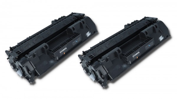 Tonoo® Toner ersetzt HP CF280AD | 80A Schwarz Doppelpack