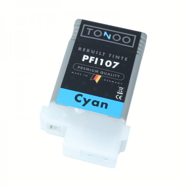 Tonoo® Tinte ersetzt Canon 6706B001 | PFI107C Cyan