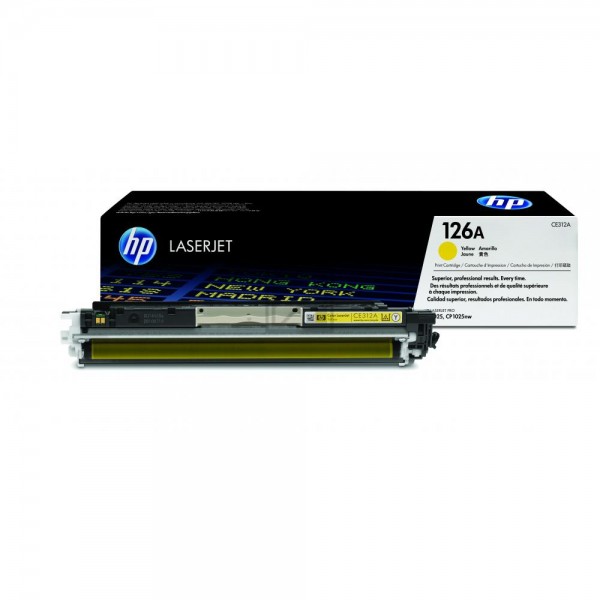 Original HP CE312A / 126A Toner Gelb