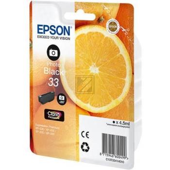 EPSON 33 / T3341 Photo schwarz Tintenpatrone