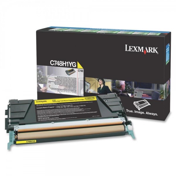 Original Lexmark | C748H1YG Toner Gelb xl