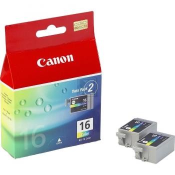 2 Canon 2x BCI-16 color Tintenpatronen