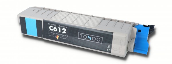 Tonoo® Toner ersetzt OKI C612 | C612DN | C612N | 46507507 Cyan