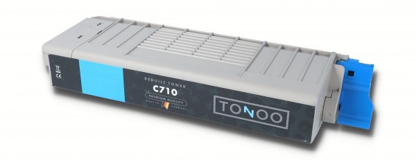 Tonoo® Toner ersetzt OKI C710 | C711 | 44318607 Cyan