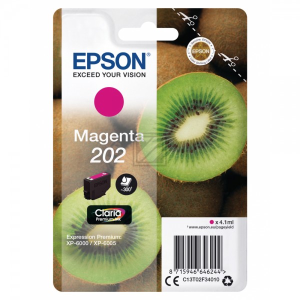 EPSON 202/T02F34 magenta Tintenpatrone