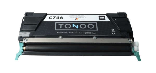 Tonoo® Toner ersetzt Lexmark C746H2KG Schwarz