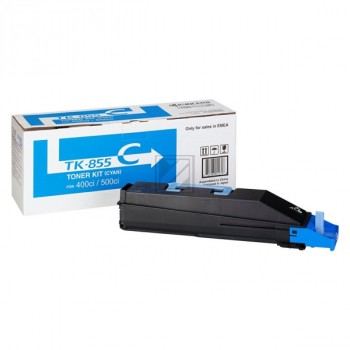 Original Kyocera TK855C / 1T02H7CEU0 Toner Cyan