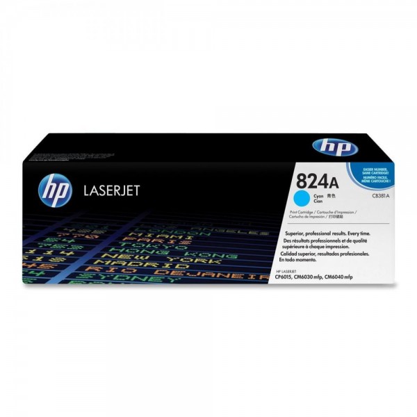Original HP CB381A / 824A Toner Cyan