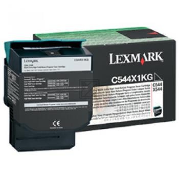 Original Lexmark C544X1KG Toner Schwarz XL