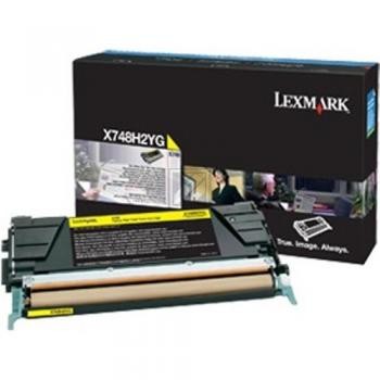 Original Lexmark X748H2YG Toner Gelb