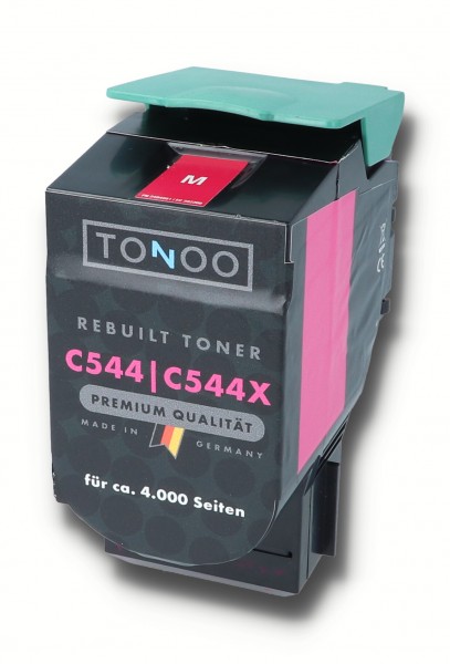 Tonoo® Toner ersetzt Lexmark C544X1MG Magenta XXL