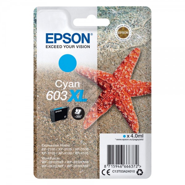 EPSON 603XL cyan Tintenpatrone