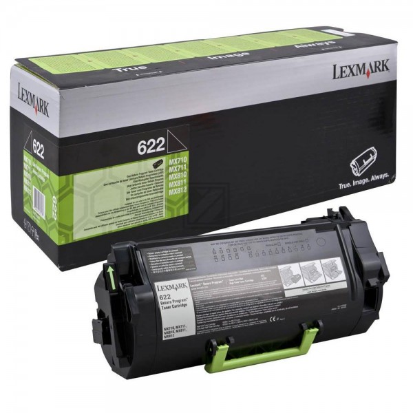 Original Lexmark 622 | 62D2000 Toner Schwarz