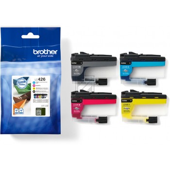 brother LC-426VAL schwarz, cyan, magenta, gelb Druckerpatronen, 4er-Set