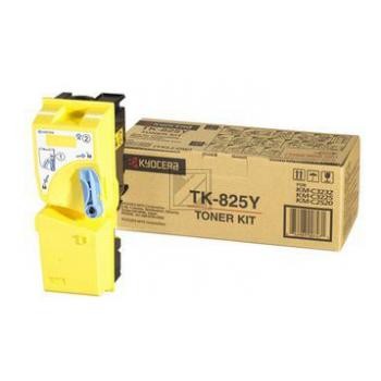 Original Kyocera TK825Y / 1T02FZAEU0 Toner Gelb