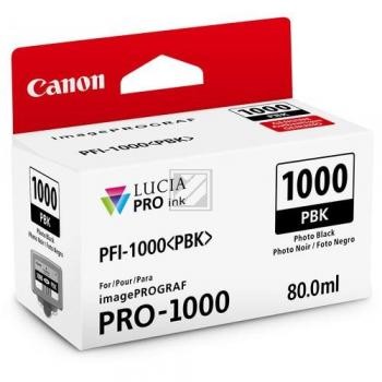 Canon PFI-1000 PBK Foto schwarz Tintenpatrone
