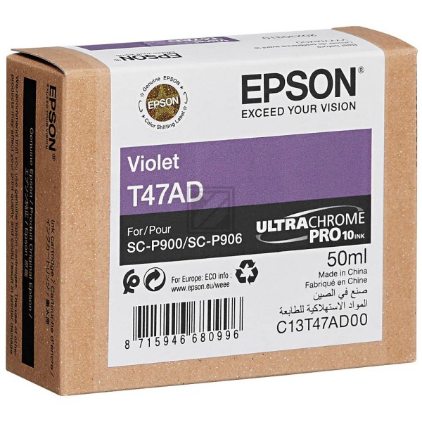 EPSON T47AD violett Druckerpatrone