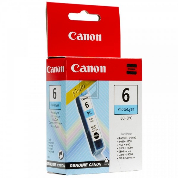 Canon BCI-6 PC Foto cyan Tintenpatrone