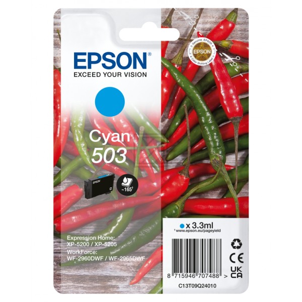 EPSON 503/T09Q24 cyan Druckerpatrone
