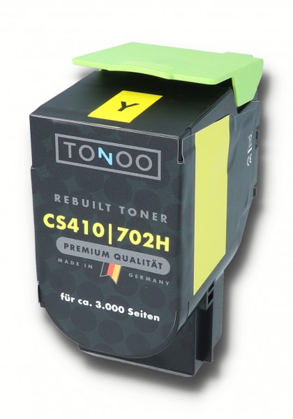 Tonoo® Toner ersetzt Lexmark 702HY | 70C2HY0 Gelb XL