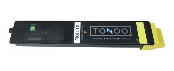 Tonoo® Toner TK8115Y für Kyocera Ecosys M8124 cidn | M8130 cidn | Gelb