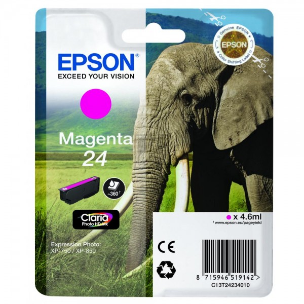EPSON 24 / T2423 magenta Tintenpatrone