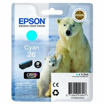 EPSON 26 / T2612 cyan Tintenpatrone