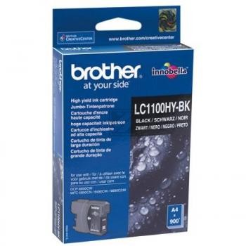Original Brother LC1100HYBKBP2DR Tinte Schwarz Doppelpack