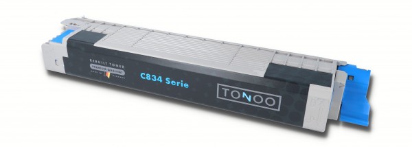 Tonoo® Toner ersetzt OKI C834 | C844 | C834nw | C834dnw | C844dnw | 46861307 Cyan XL