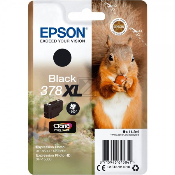 EPSON 378XL/T37914 schwarz Tintenpatrone